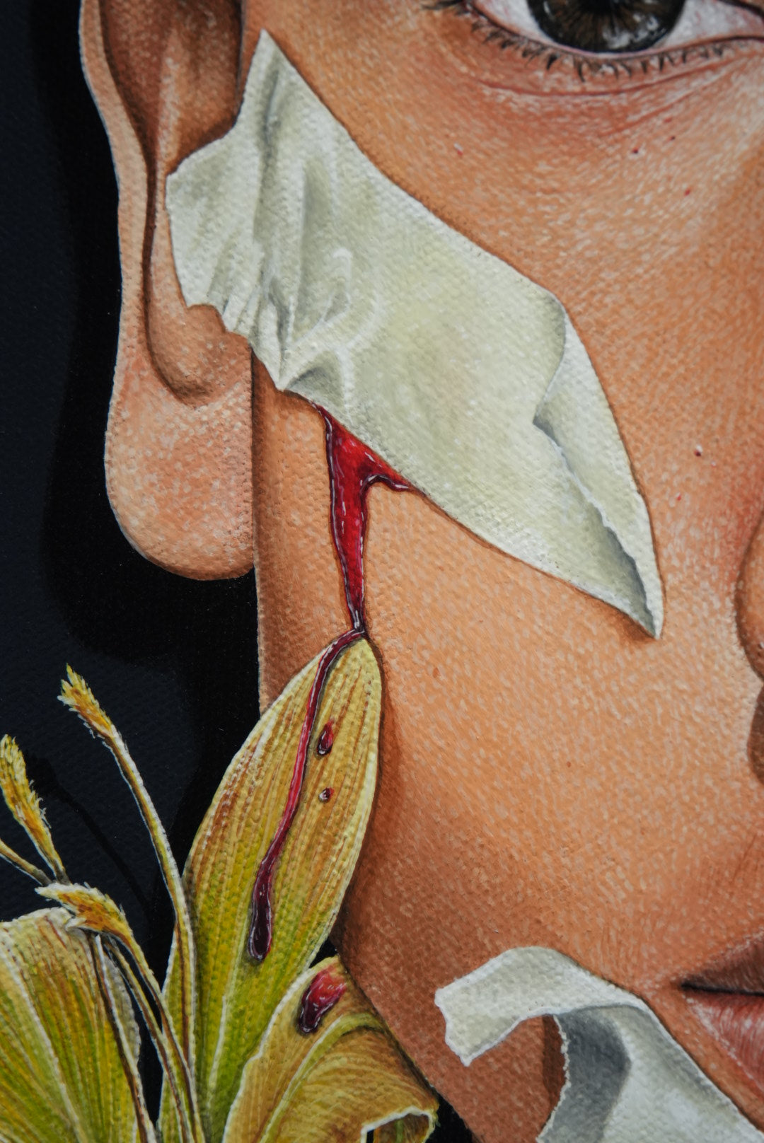 “Pain Behind the Beauty” 2025 original painting