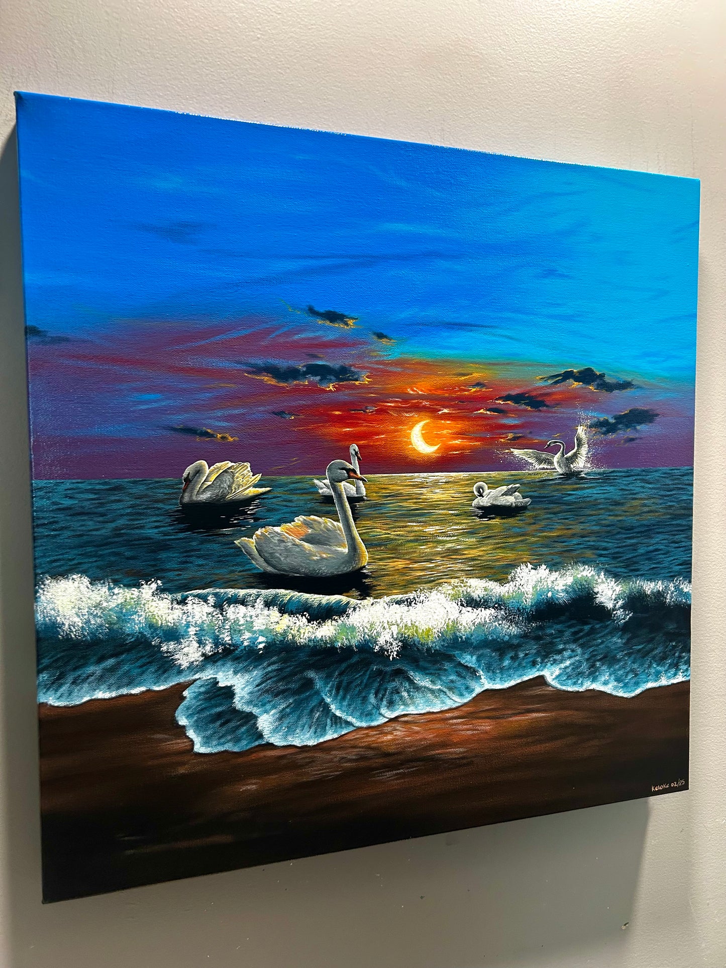 “Moonlight Grace” 2025 original painting