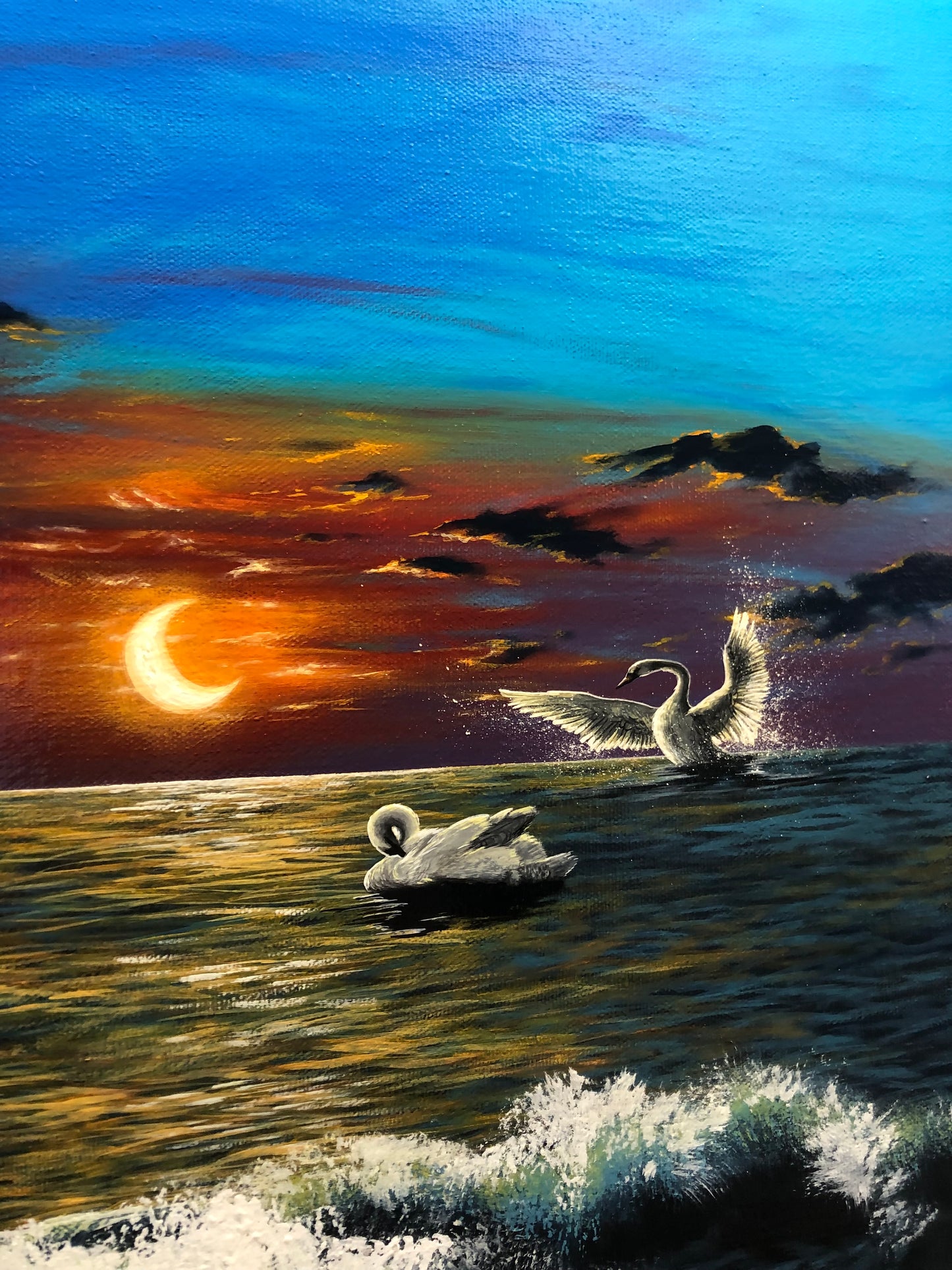 “Moonlight Grace” 2025 original painting