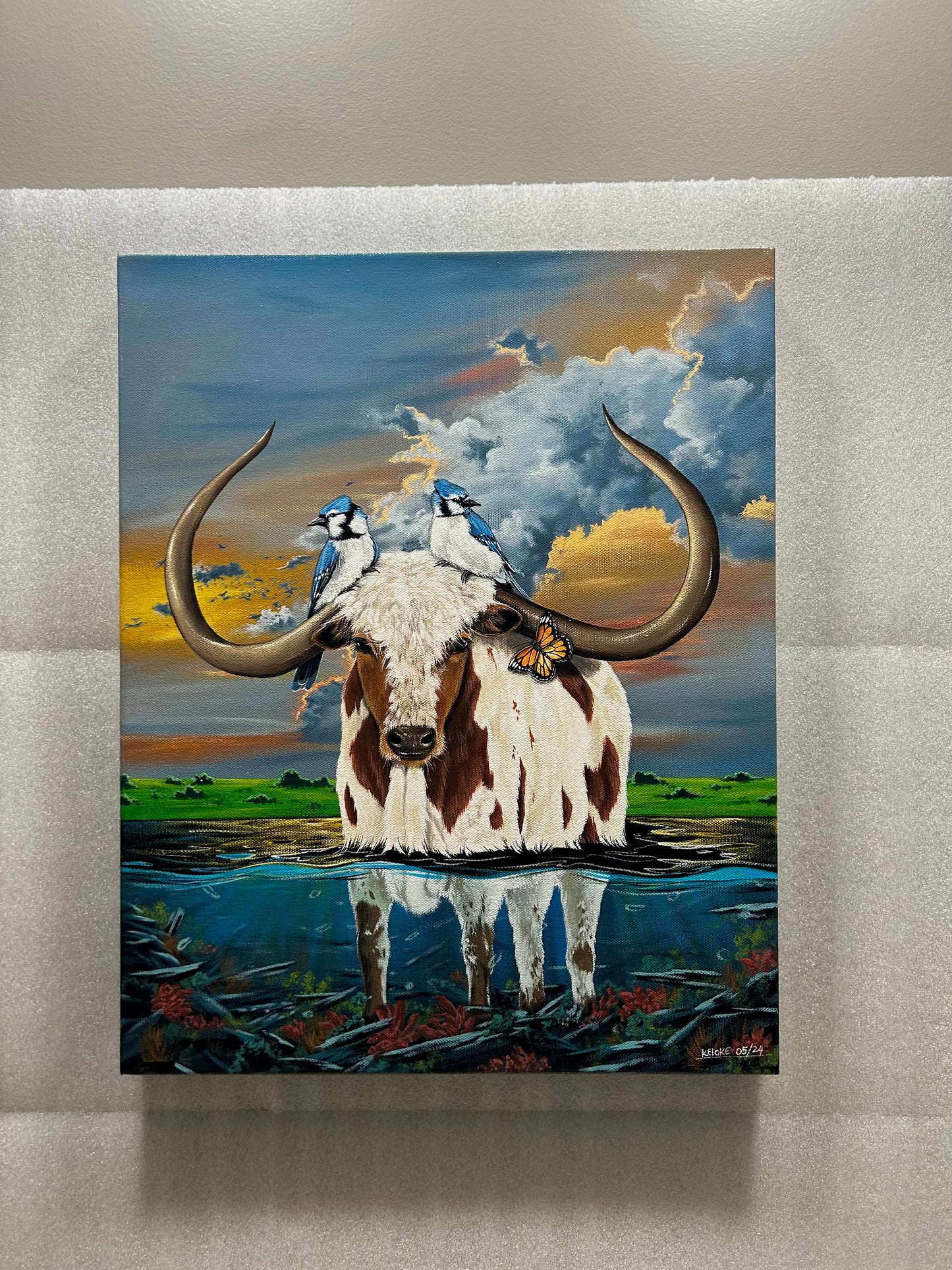 “At the Edge of the Water” original painting