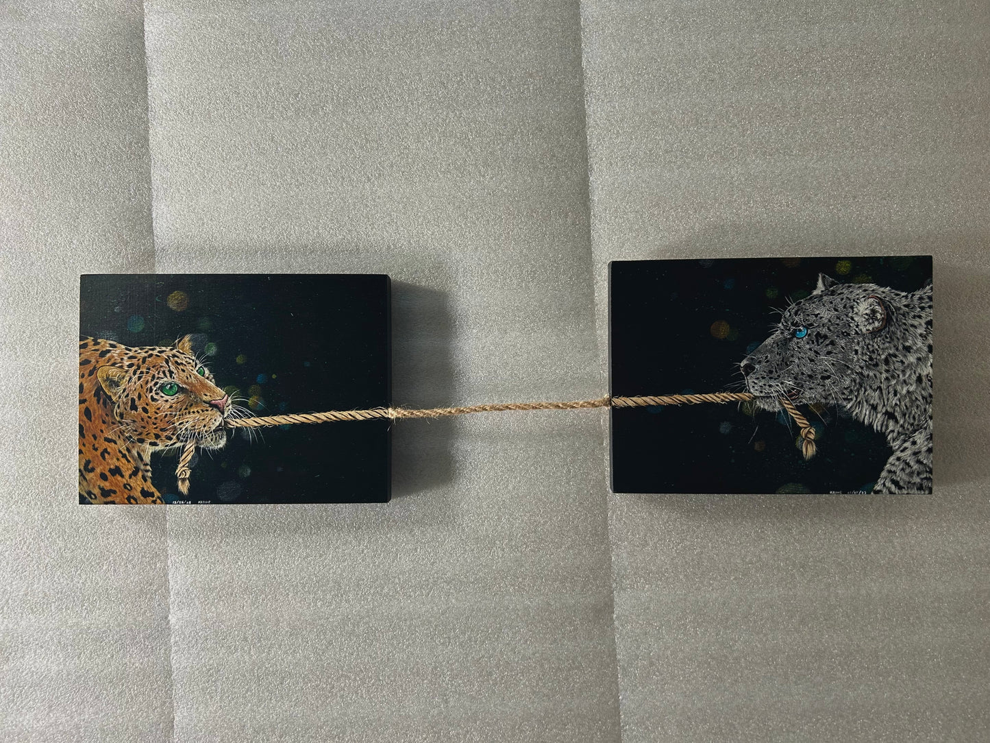 “The Competition of the Jaguars” original painting