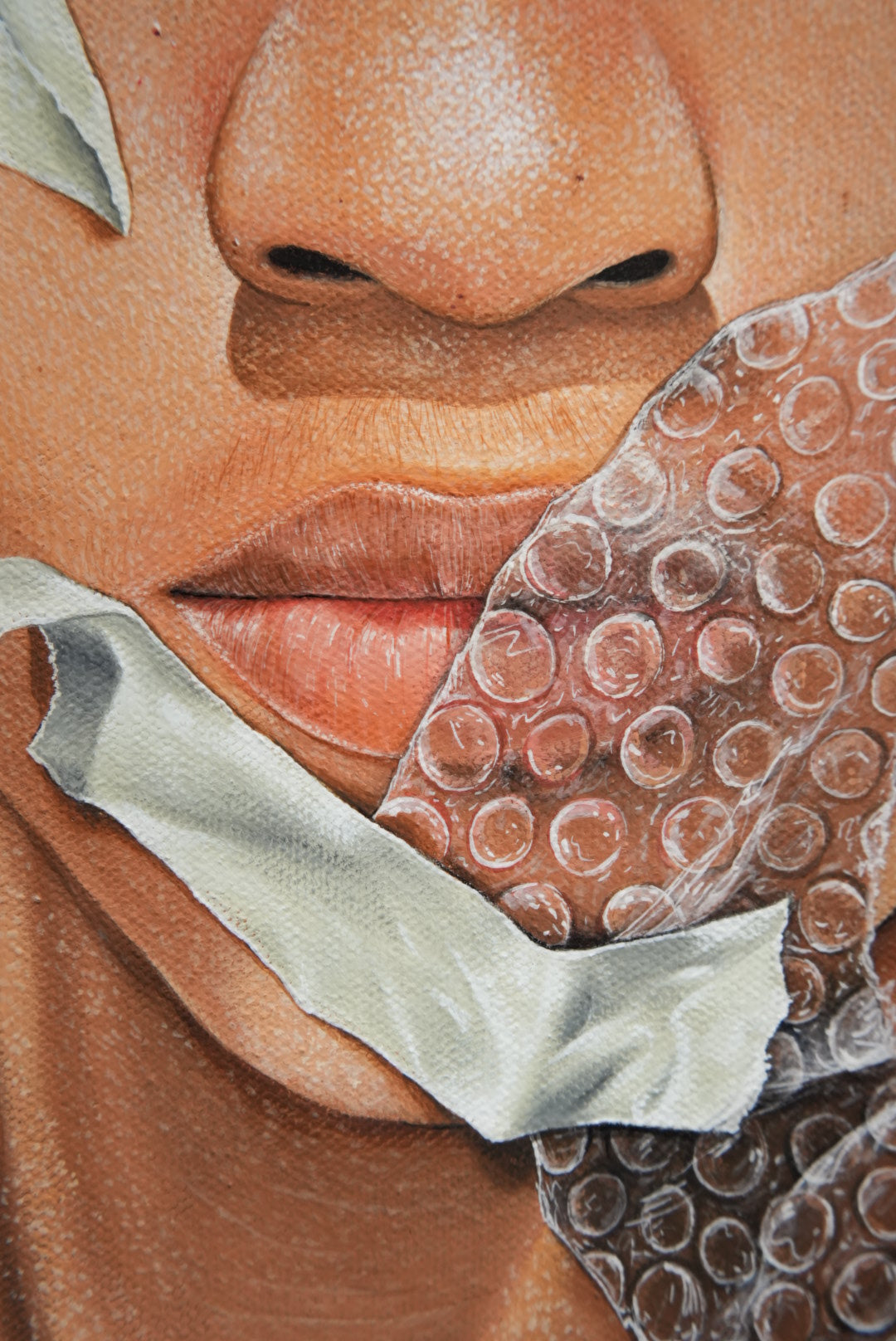 “Pain Behind the Beauty” 2025 original painting
