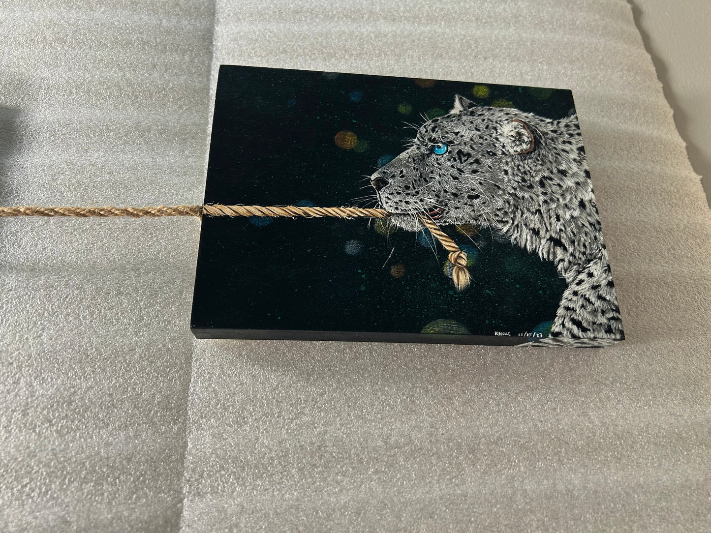 “The Competition of the Jaguars” original painting