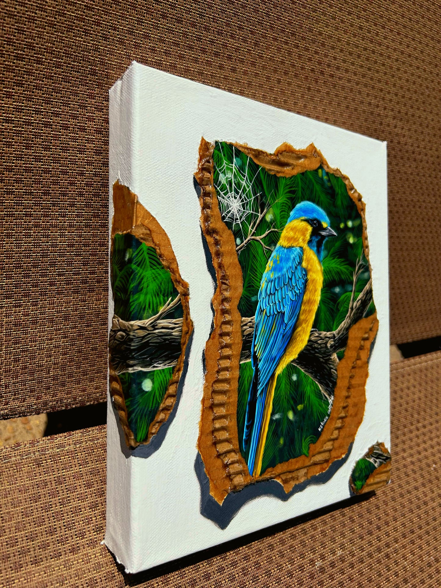 “A Forest Bird” original painting