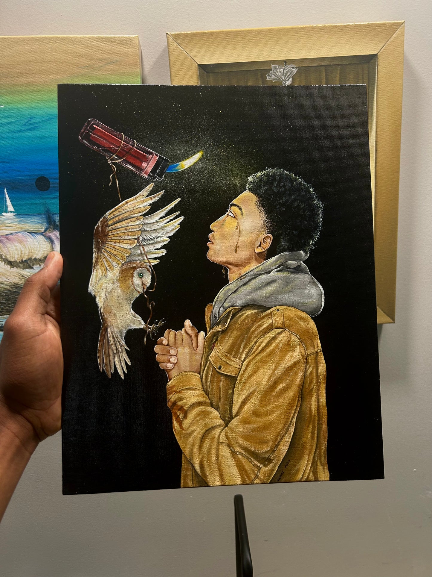 “Spirit of Dreams” original painting on canvas board