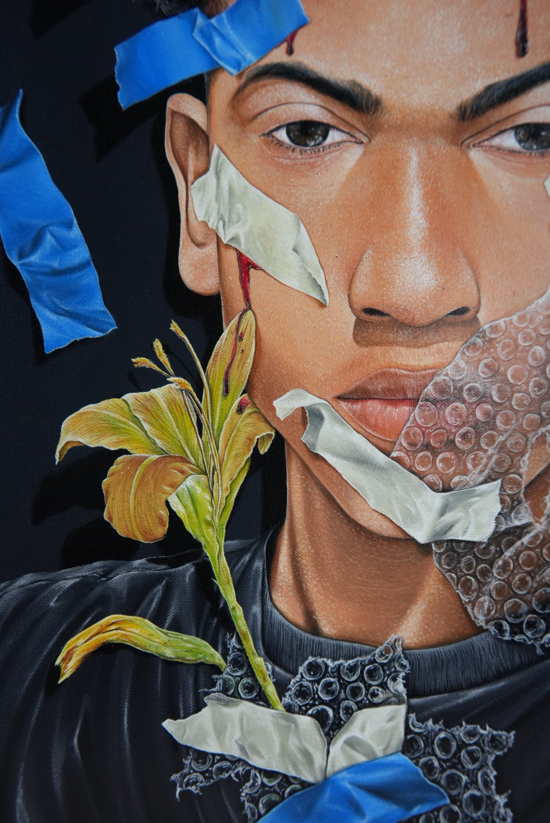“Pain Behind the Beauty” 2025 original painting