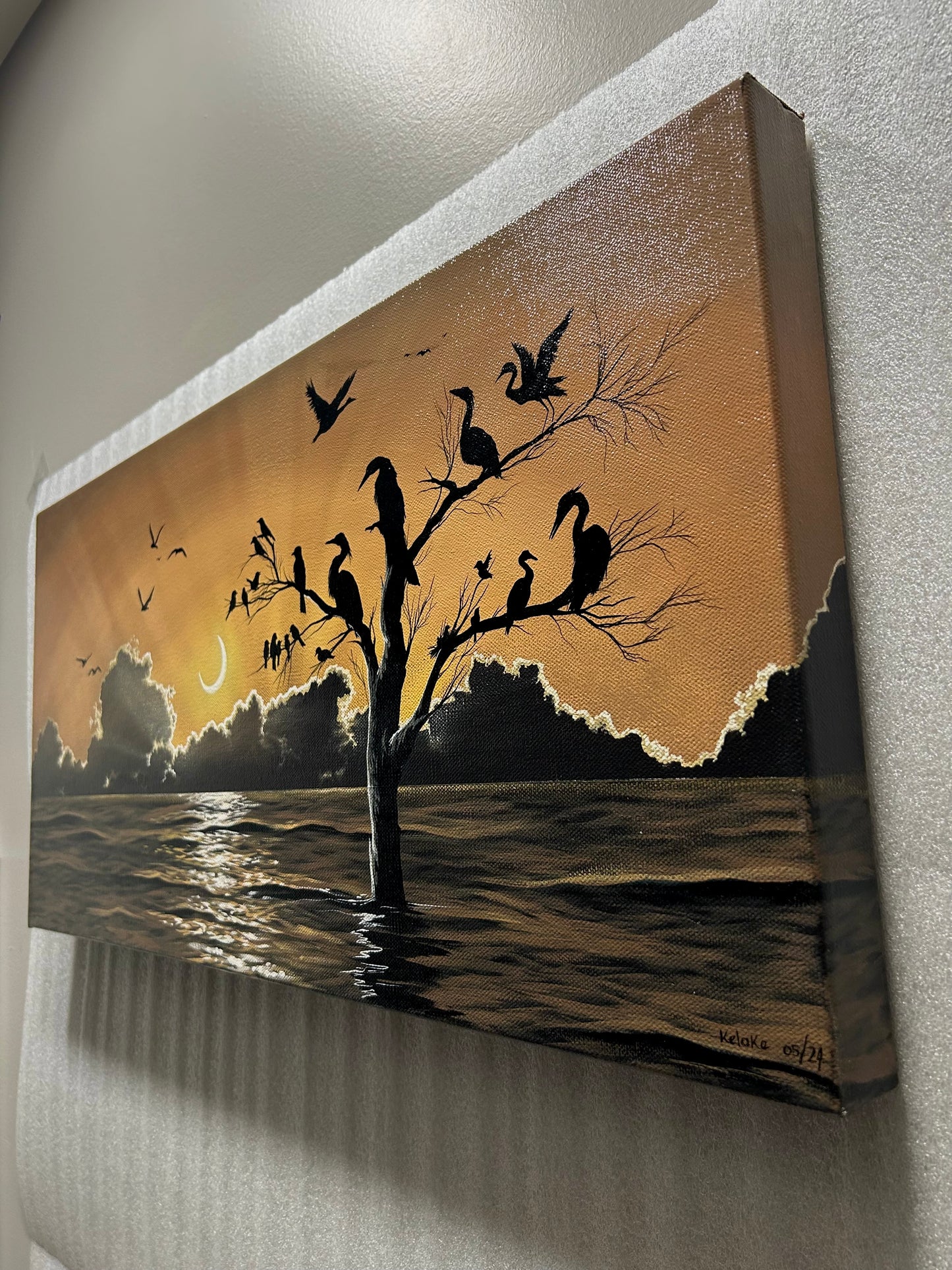“The Moonrise on the Horizon”