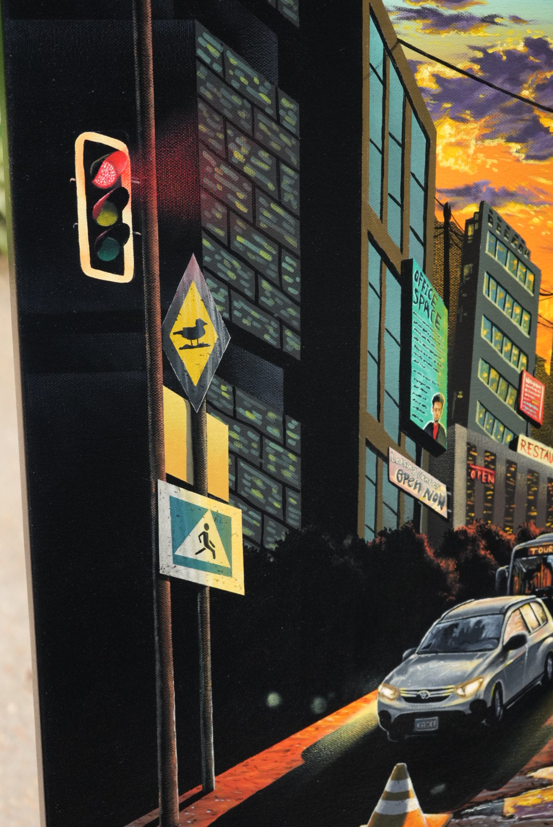 “The City Where Time Got Lost” 2025 Original painting
