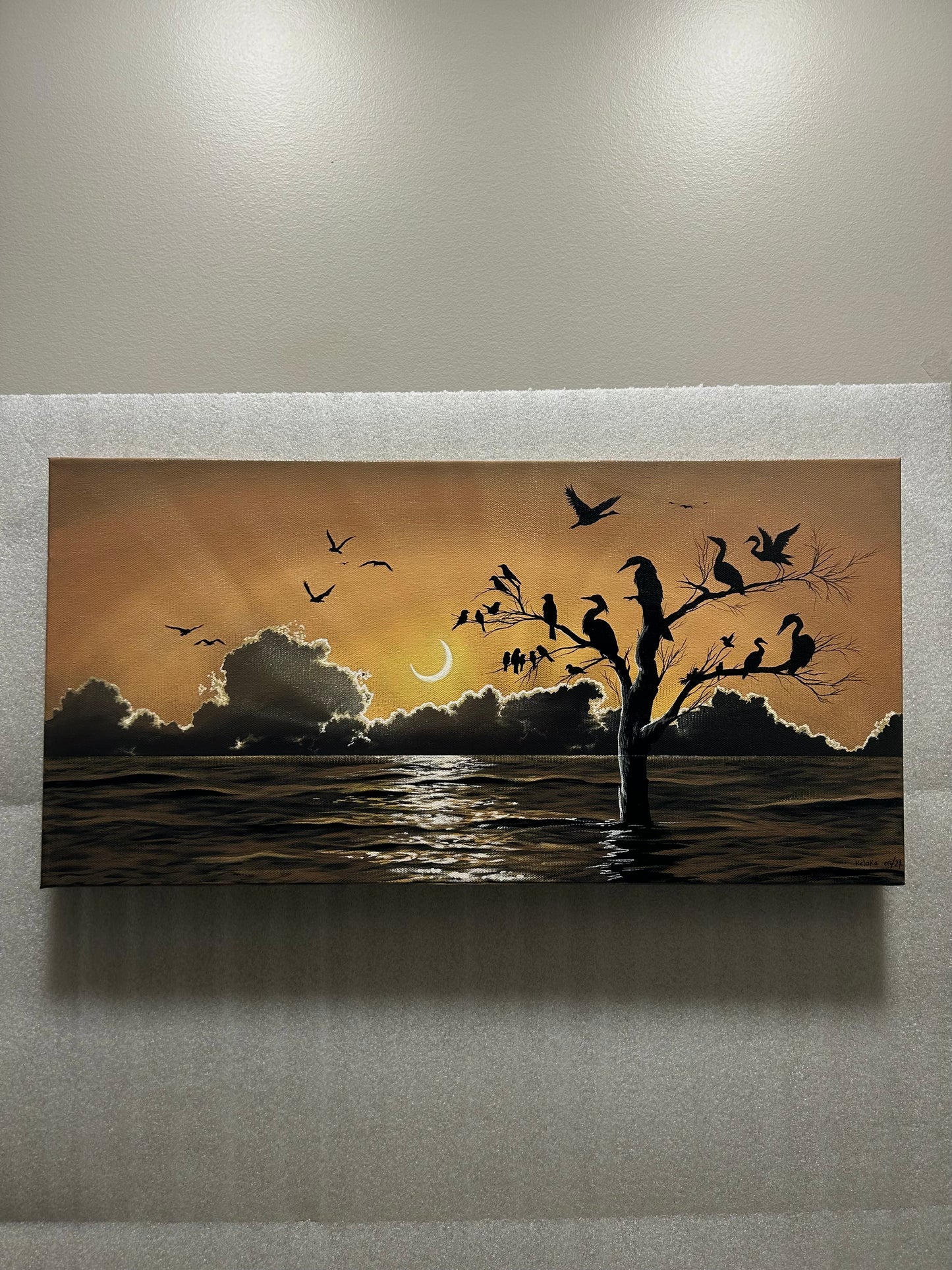 “The Moonrise on the Horizon”