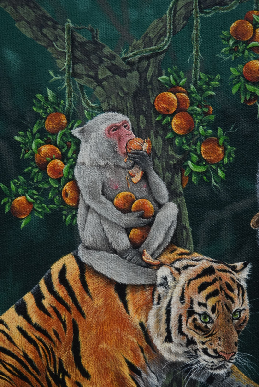 “A Feast for the Forgotten” original painting on canvas, 2025