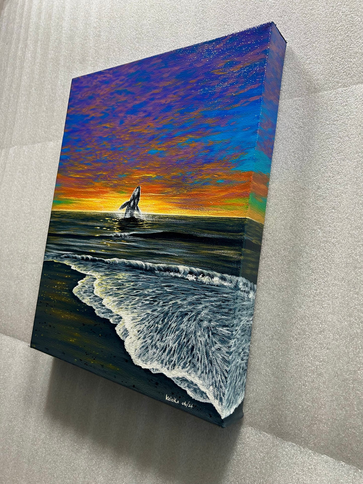 “The Whale’s Time” original painting