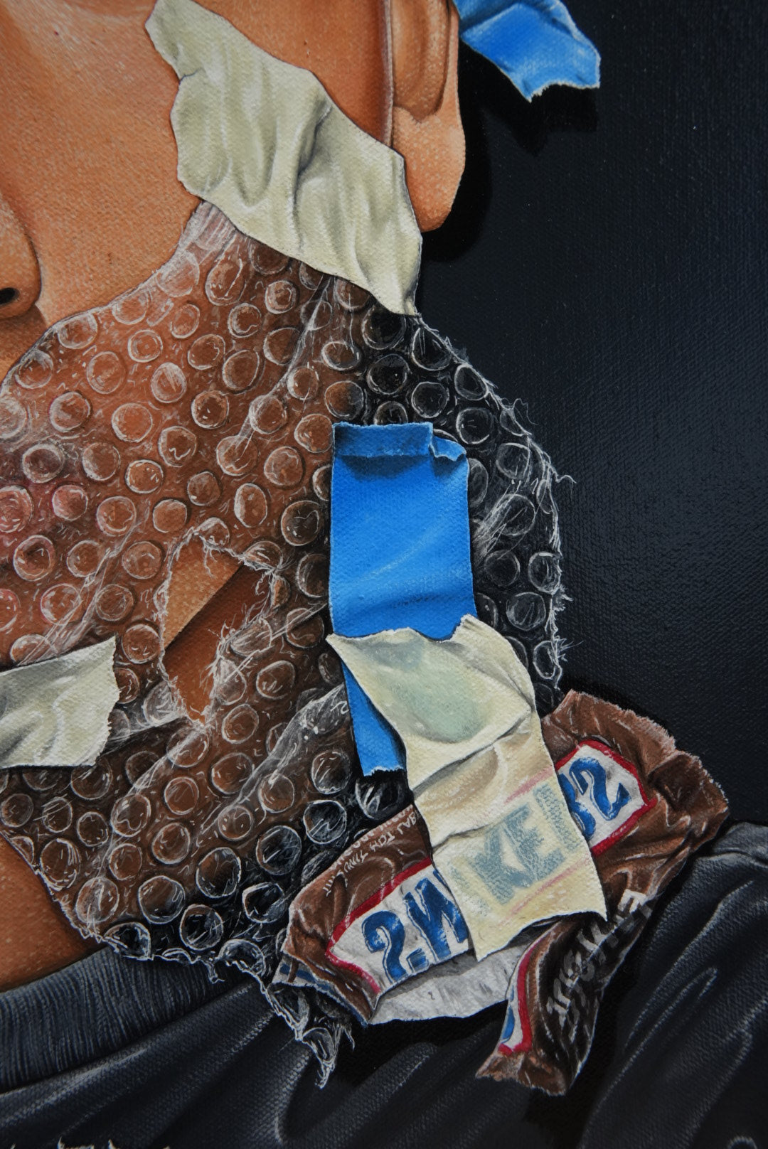 “Pain Behind the Beauty” 2025 original painting