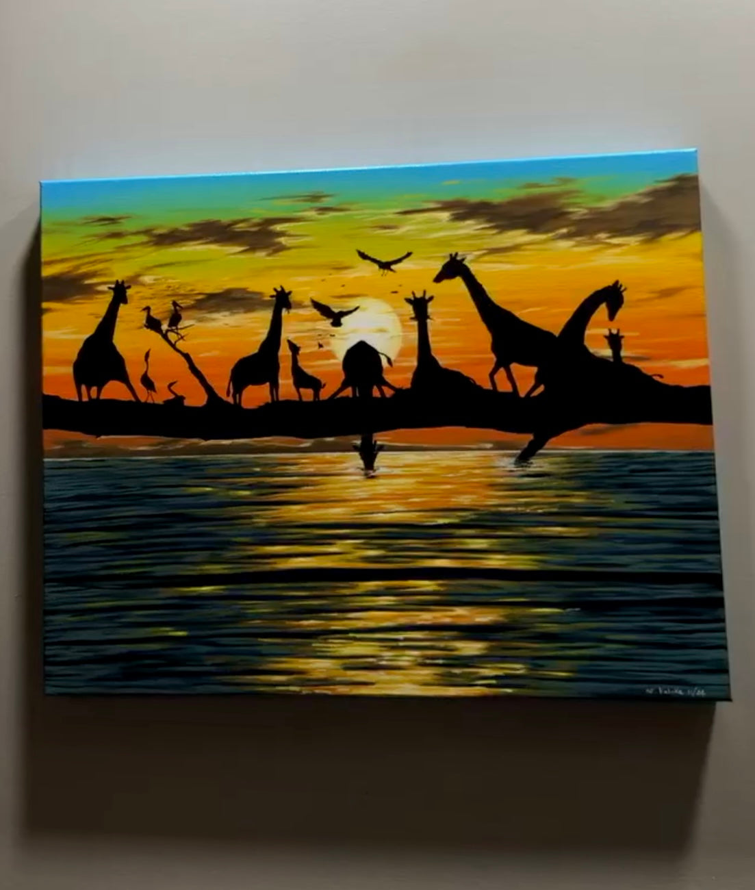 “Sunset Serengeti”