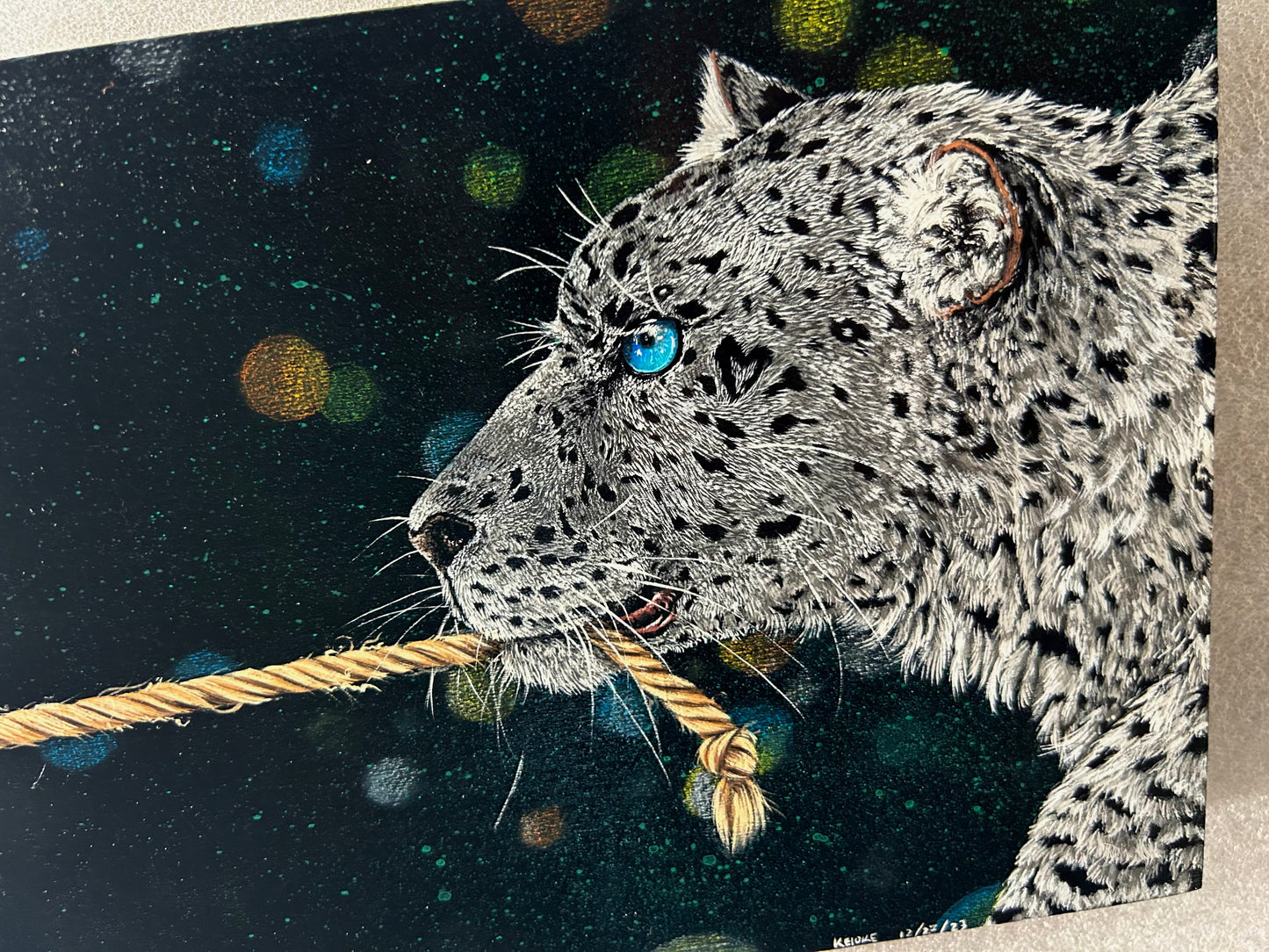 “The Competition of the Jaguars” original painting