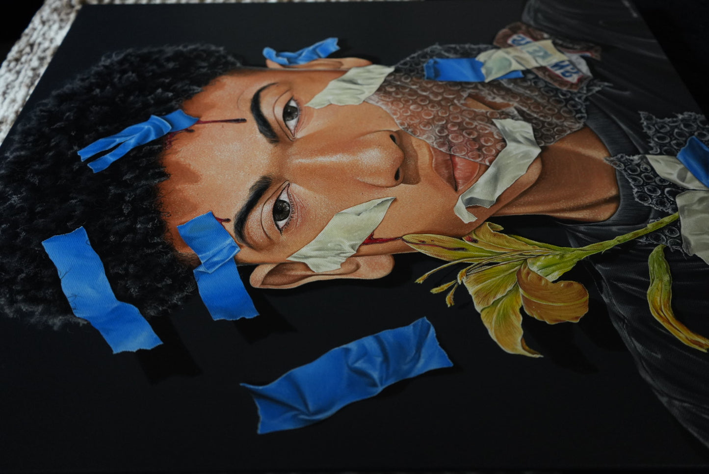 “Pain Behind the Beauty” 2025 original painting