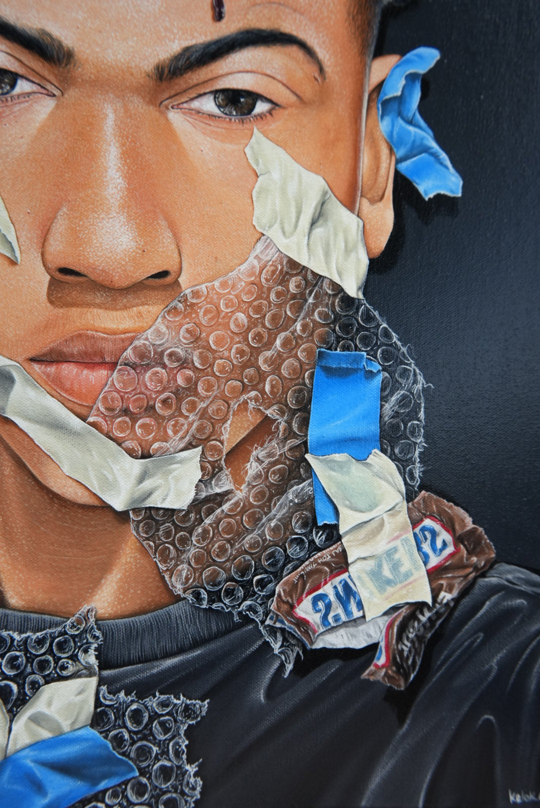 “Pain Behind the Beauty” 2025 original painting