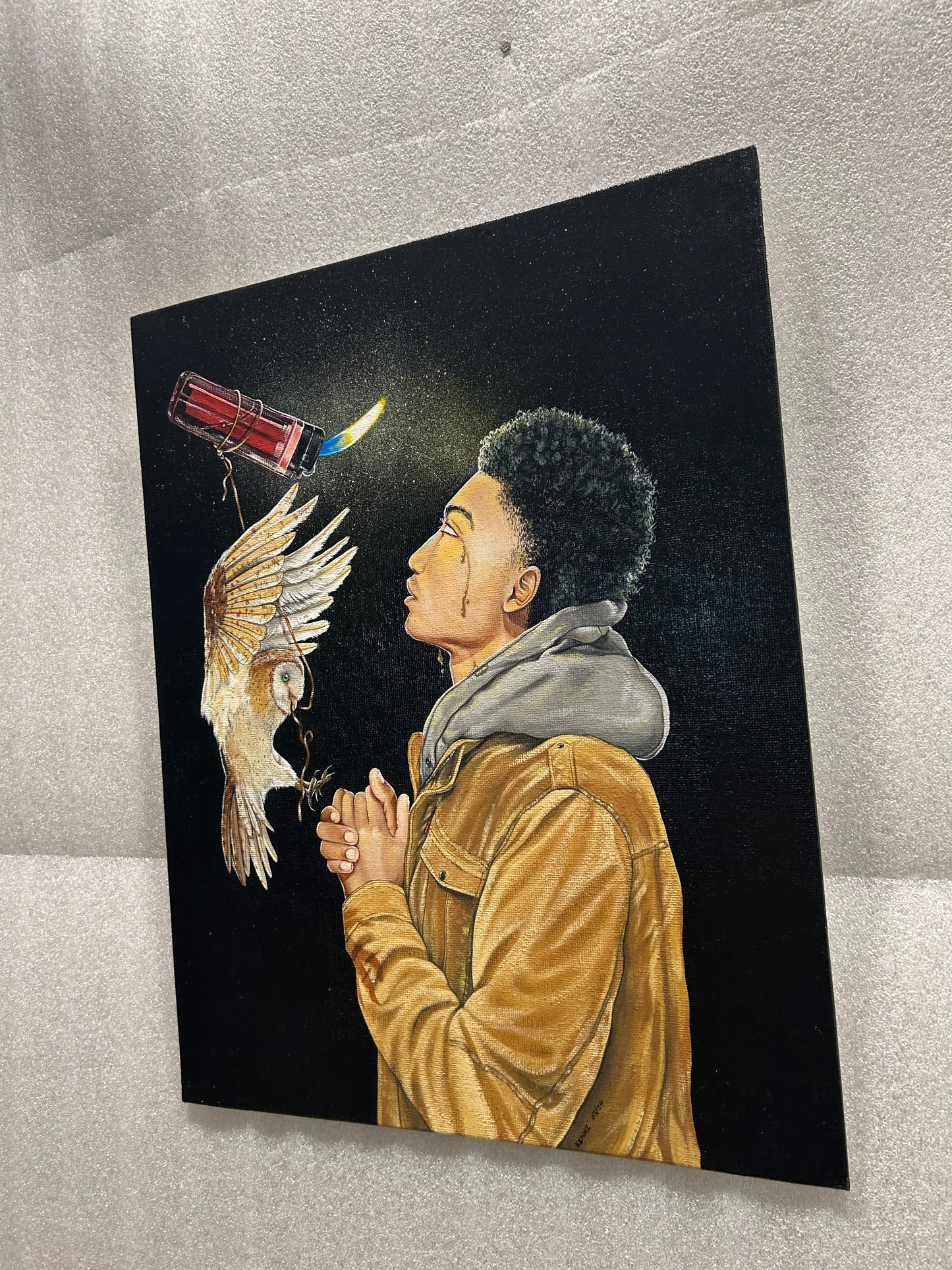 “Spirit of Dreams” original painting on canvas board