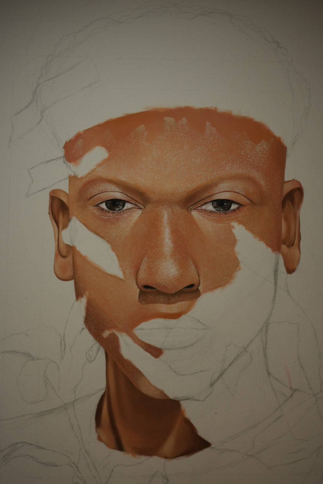 “Pain Behind the Beauty” 2025 original painting