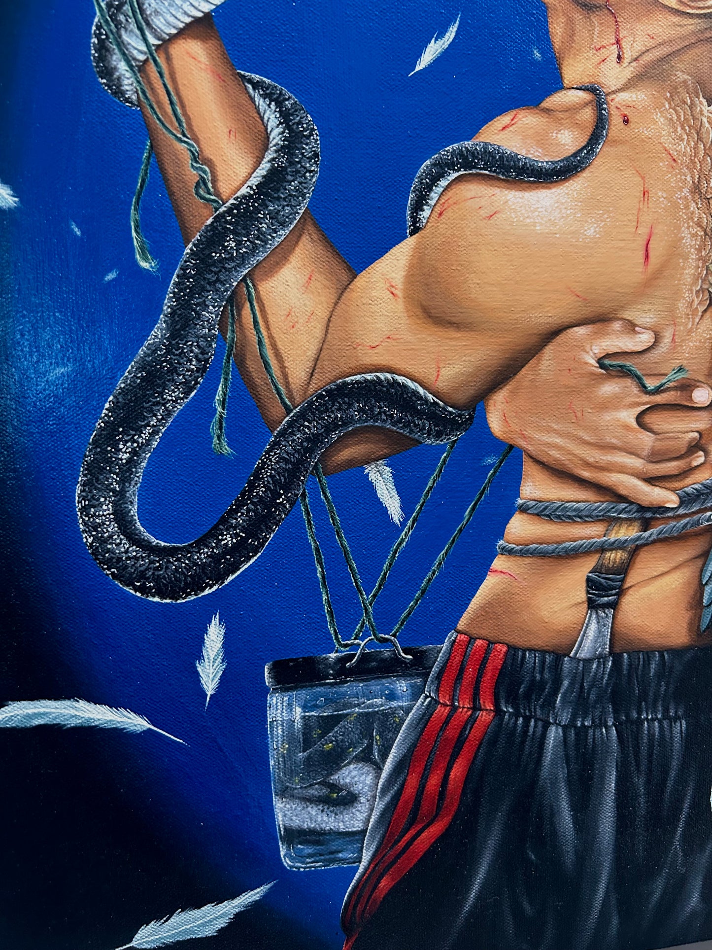 “The Weight of the Betrayal” 2025 original painting