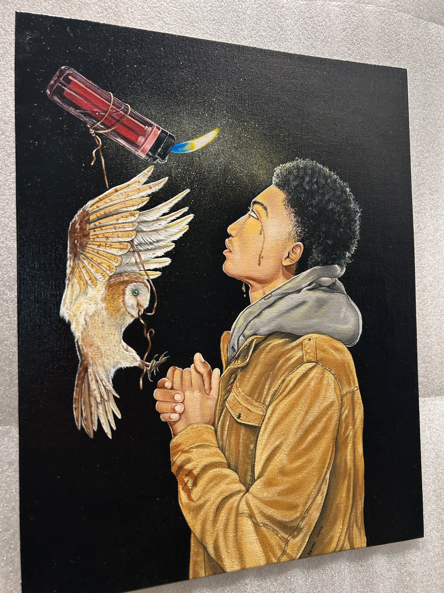 “Spirit of Dreams” original painting on canvas board
