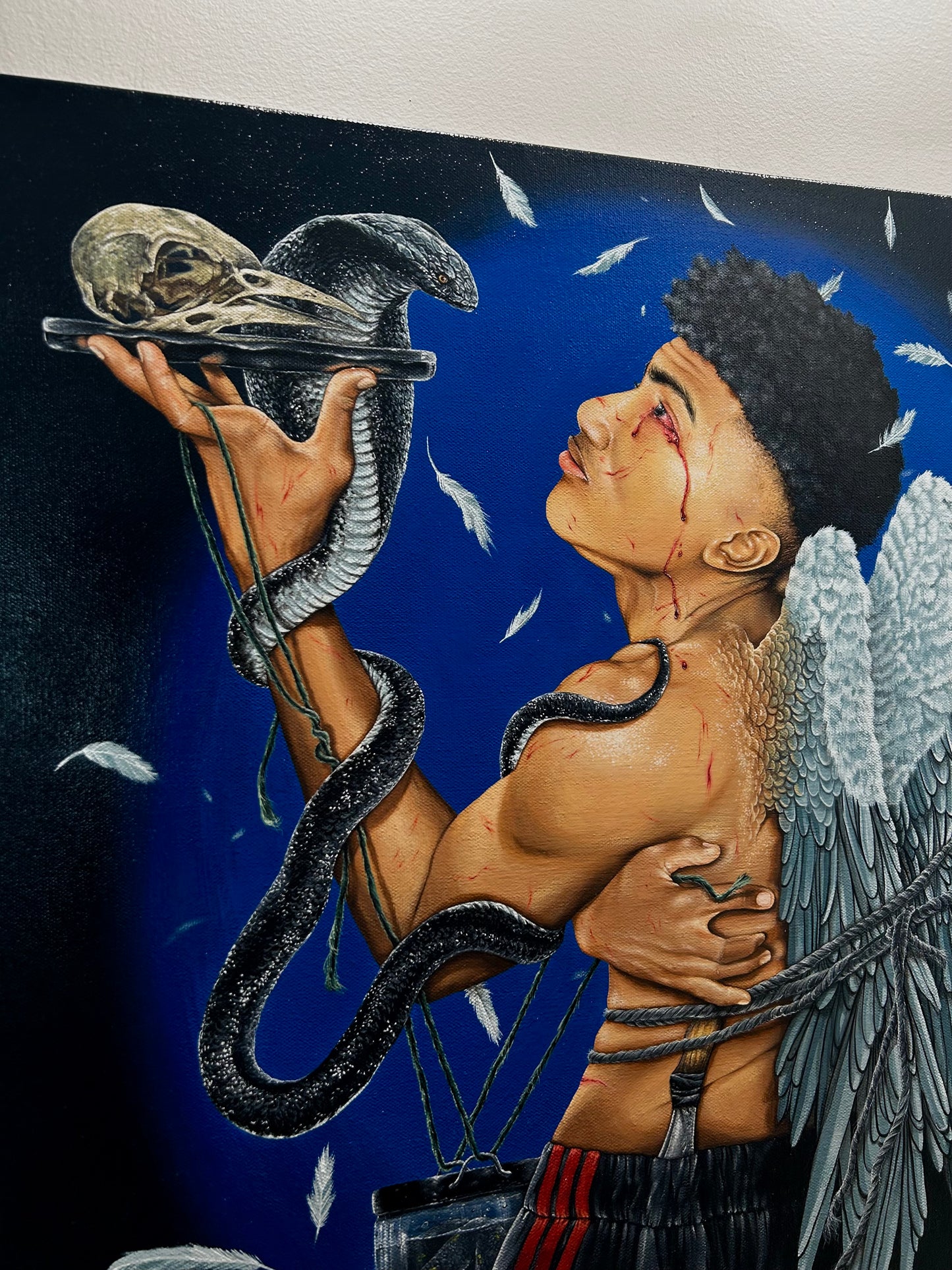 “The Weight of the Betrayal” 2025 original painting