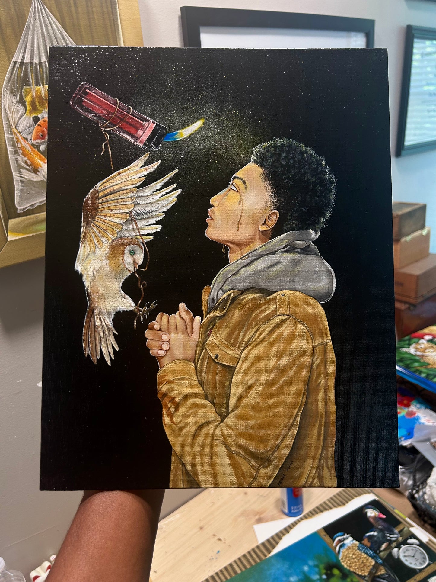 “Spirit of Dreams” original painting on canvas board