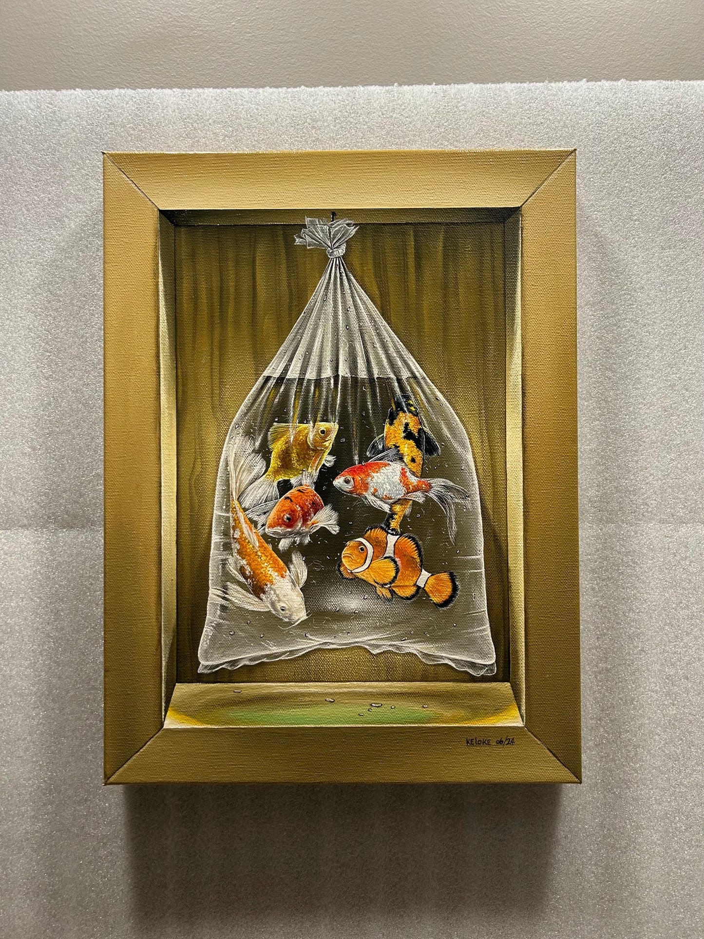 “The Breeding in the Box” Original painting