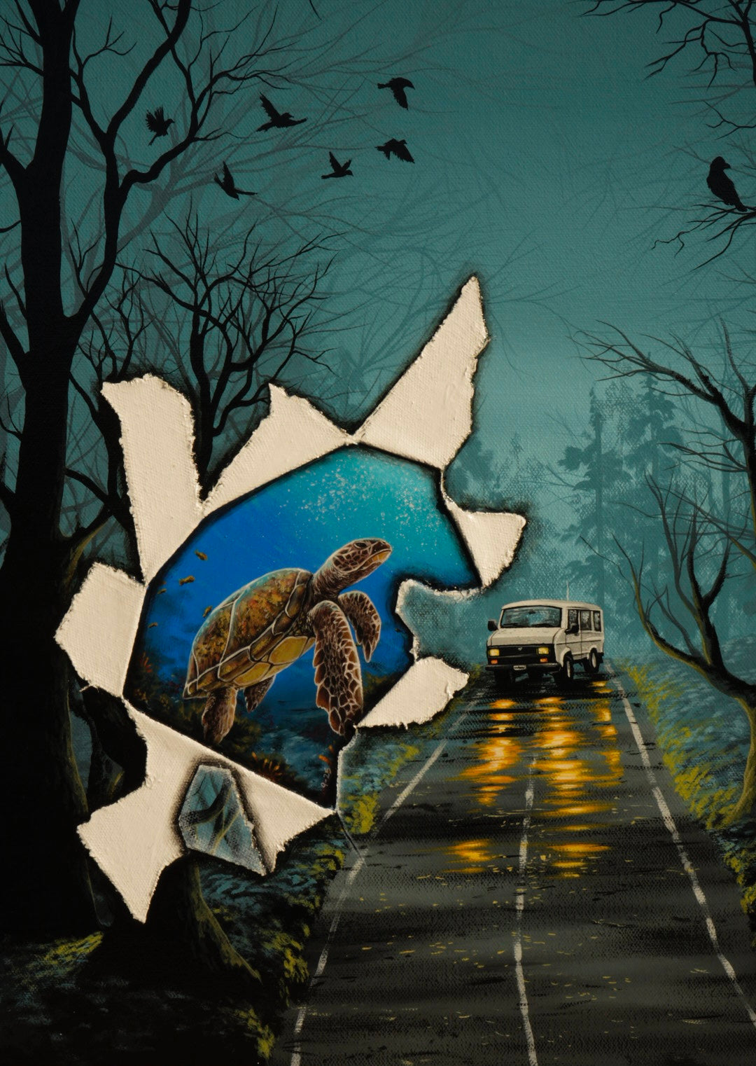 “Out of the Deep” 2024/2025 original painting