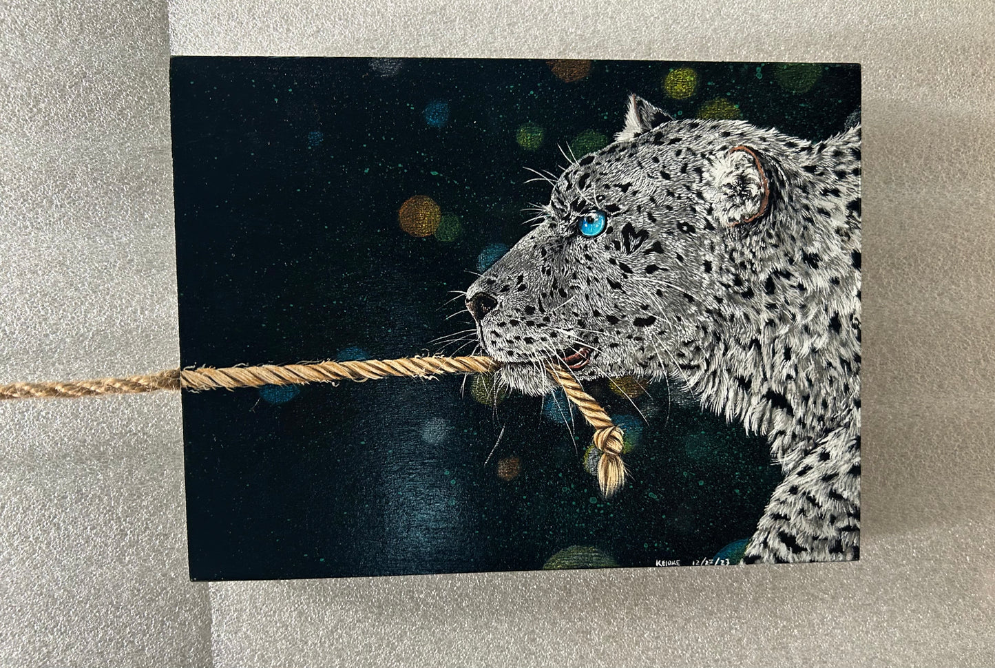 “The Competition of the Jaguars” original painting