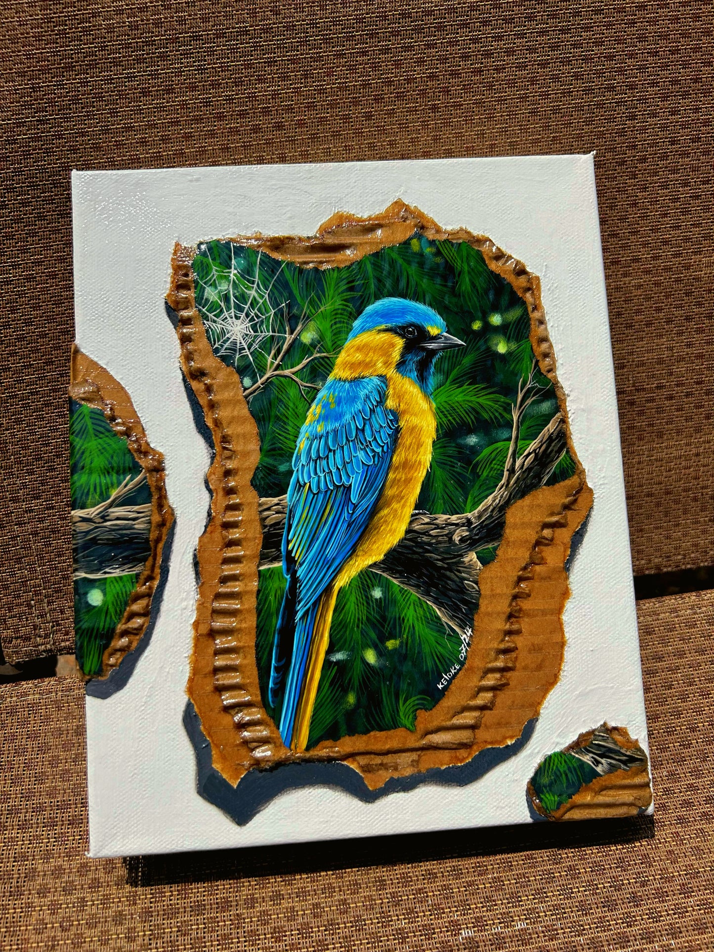 “A Forest Bird” original painting