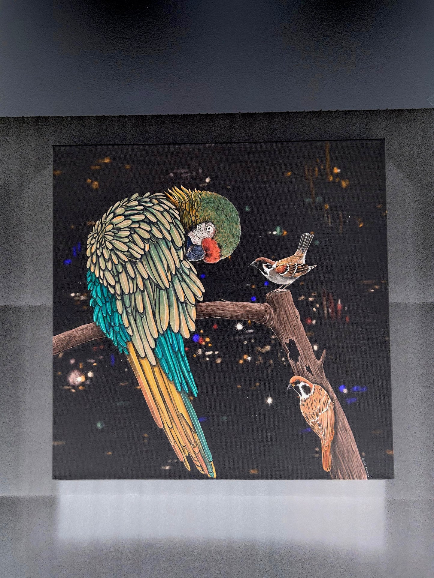 “The Parrot” original painting
