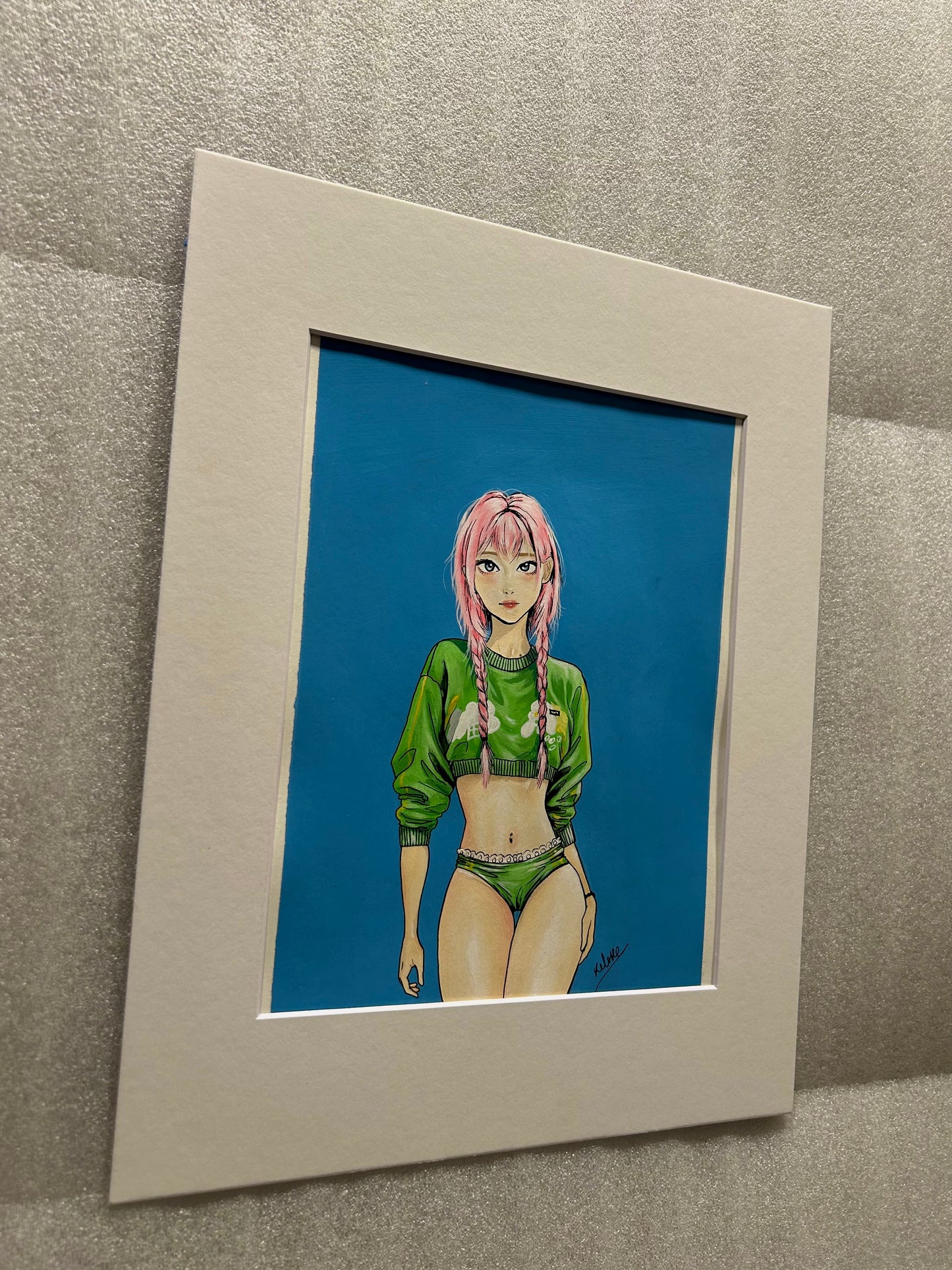 “The Asian Girl” original painting on linen