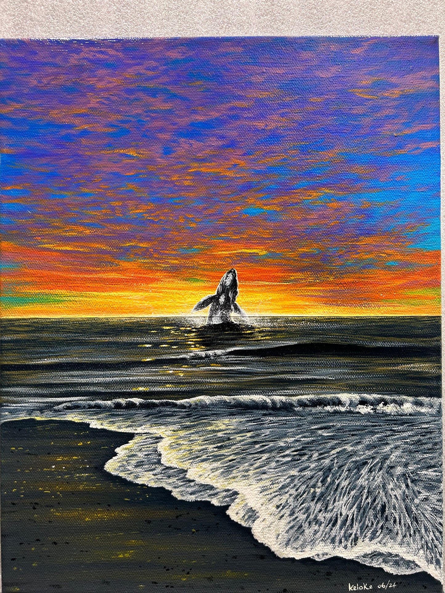 “The Whale’s Time” original painting