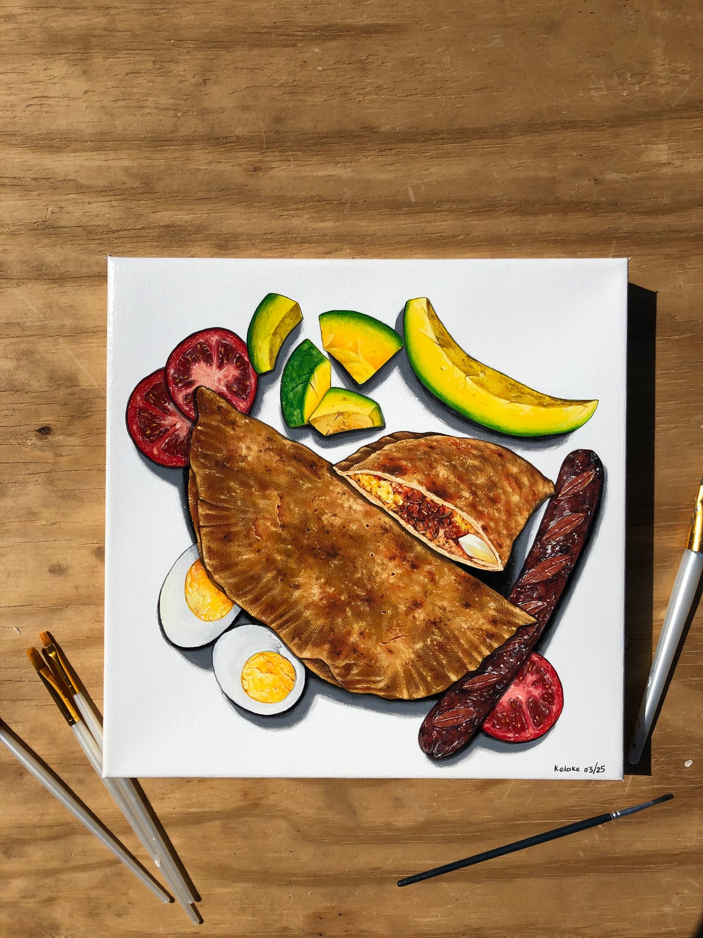 “Haitian Pâté” 2025 original painting