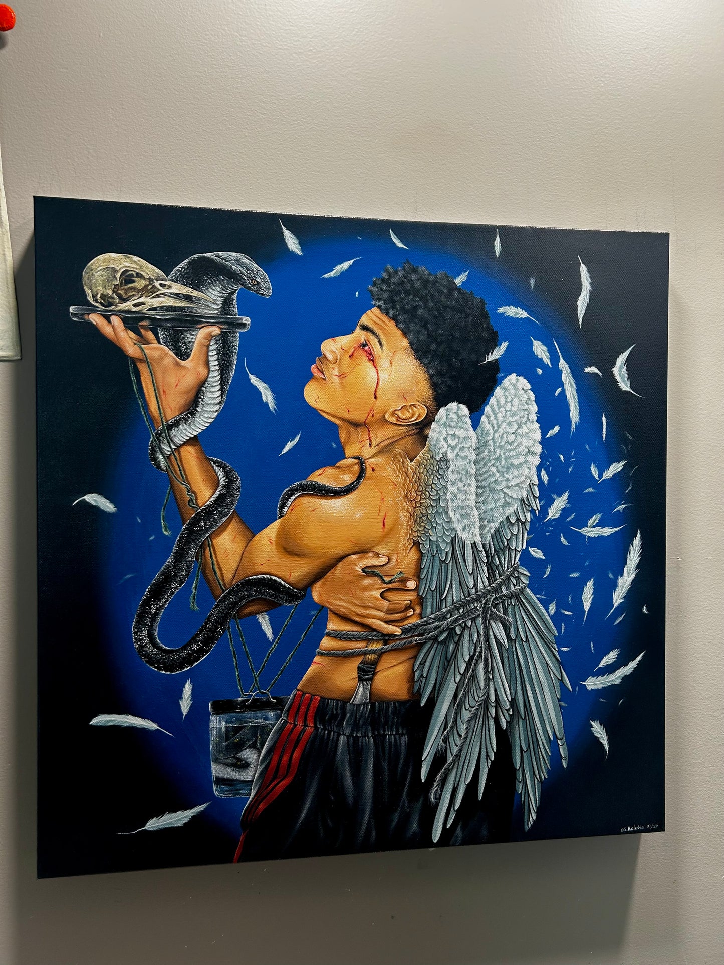 “The Weight of the Betrayal” 2025 original painting