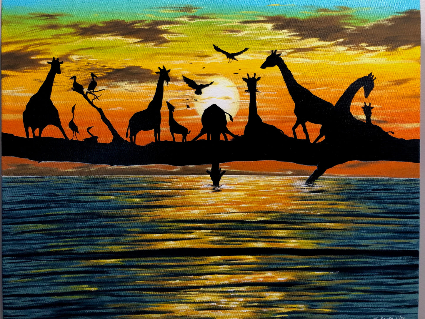 “Sunset Serengeti”