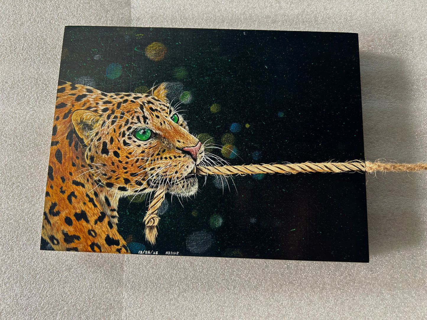 “The Competition of the Jaguars” original painting