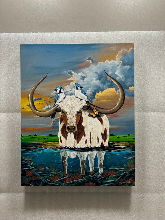 “At the Edge of the Water” original painting