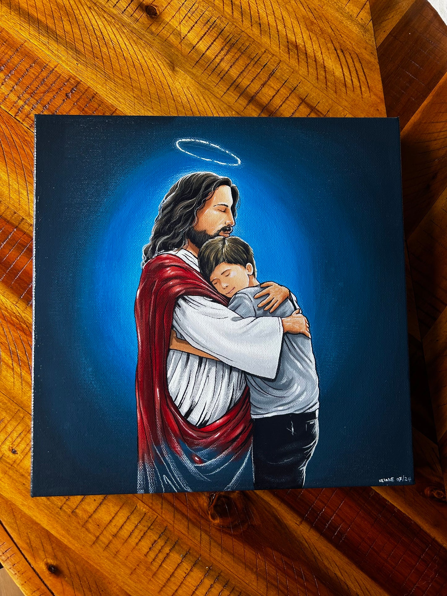 “My Best Friend” original painting on canvas