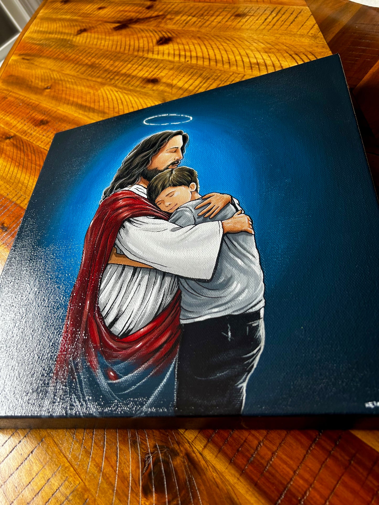 “My Best Friend” original painting on canvas