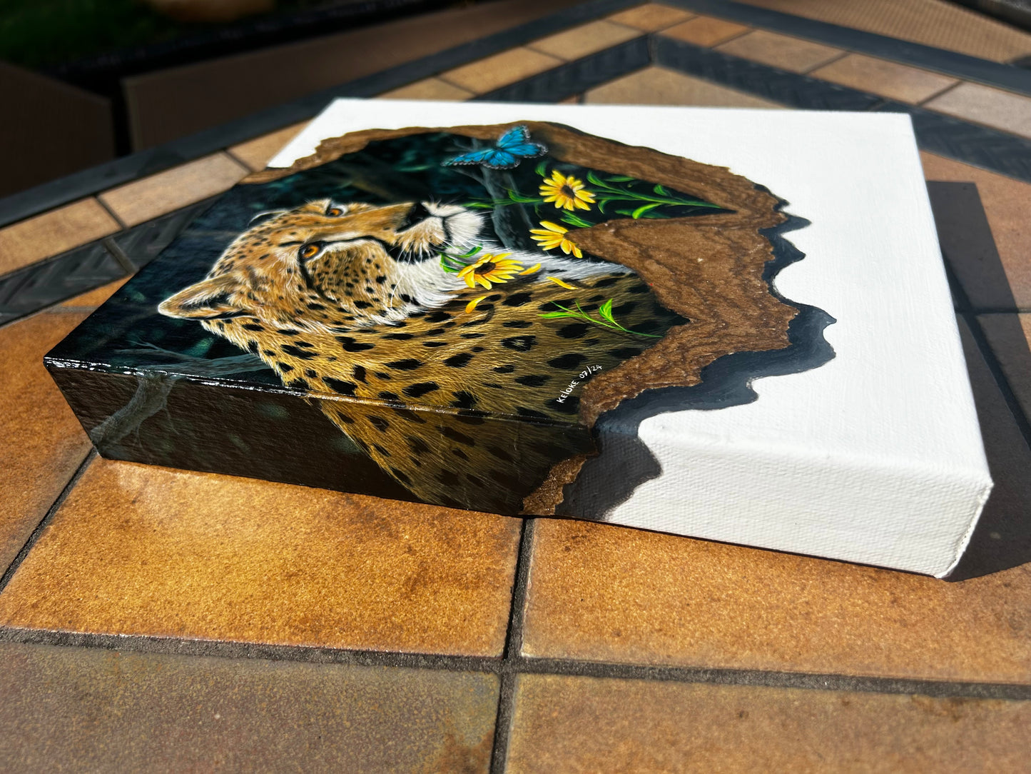 “The Cheetah”￼original painting