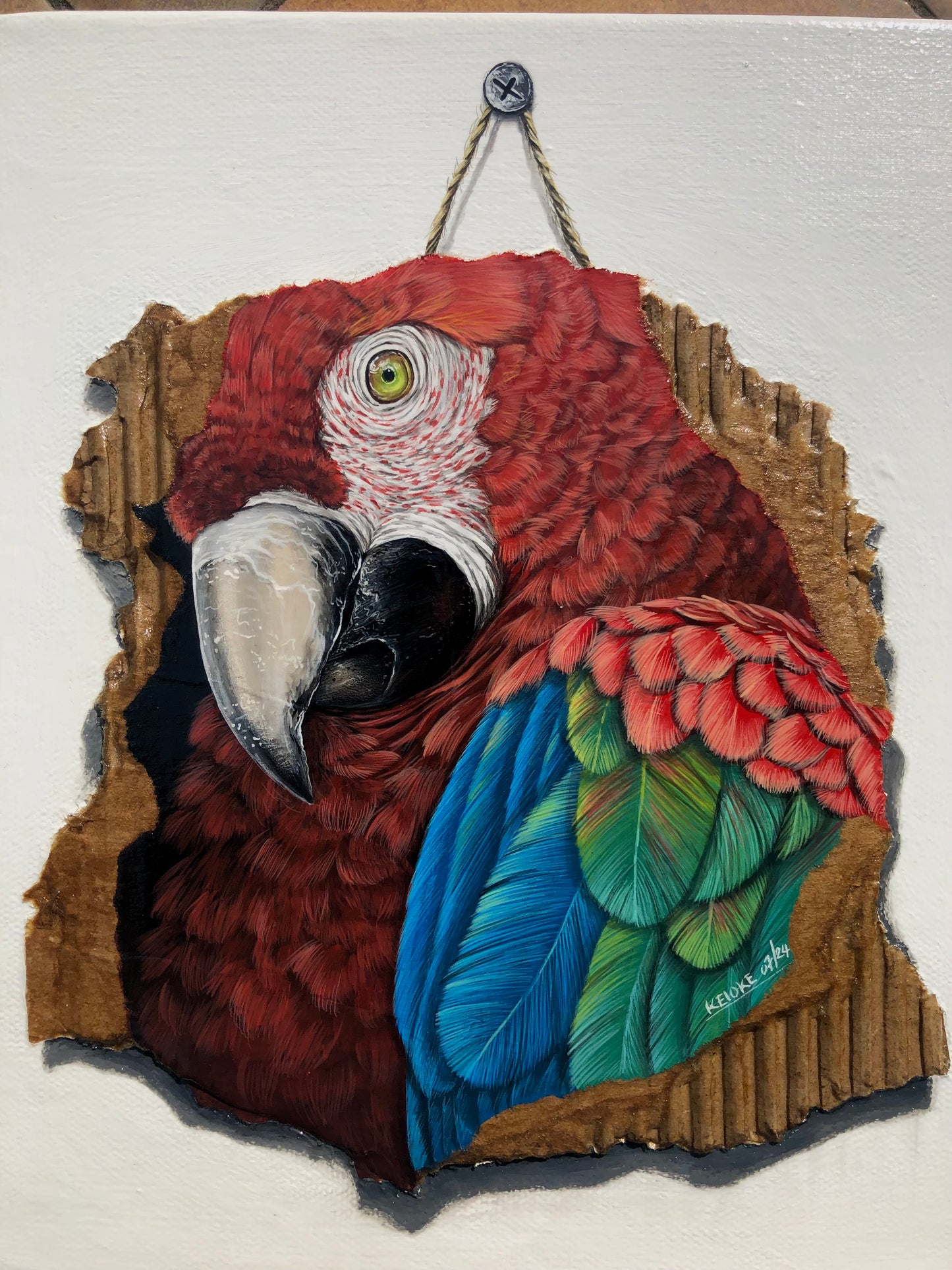 “A View of Parrot” original painting