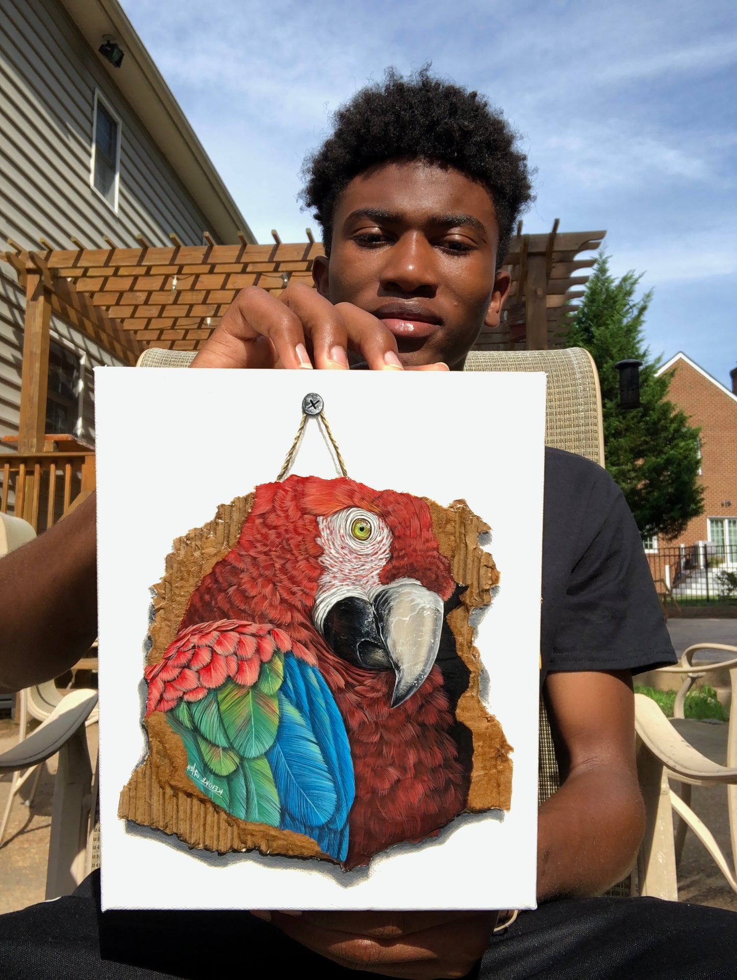 “A View of Parrot” original painting