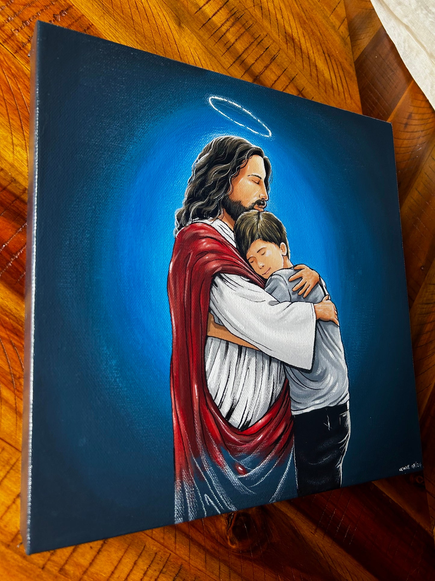 “My Best Friend” original painting on canvas