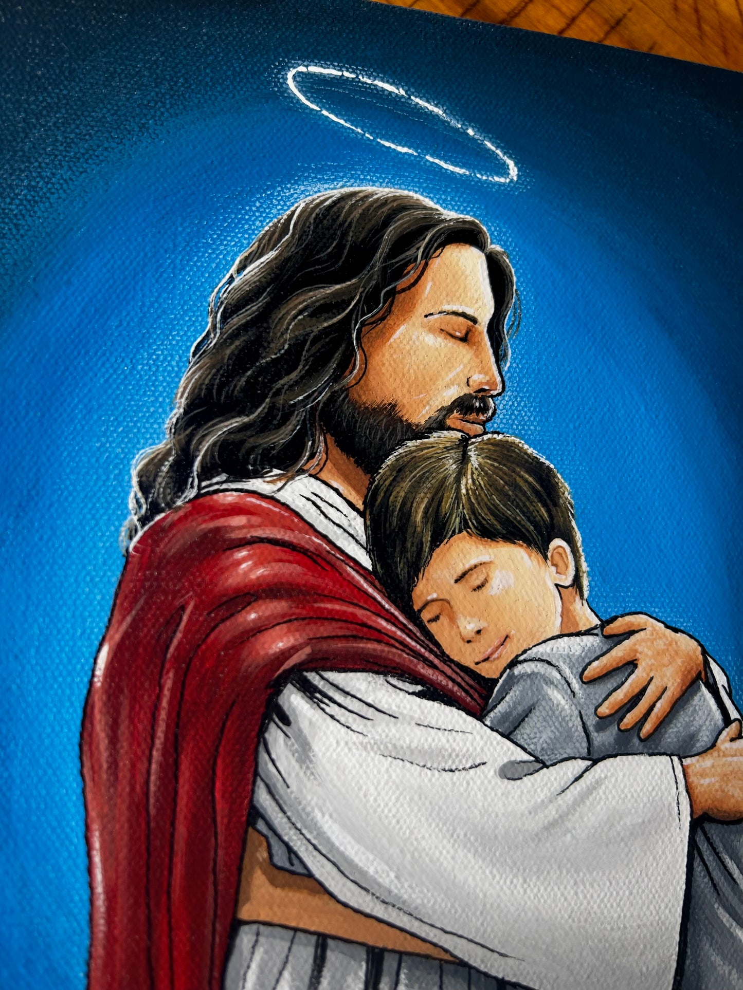 “My Best Friend” original painting on canvas