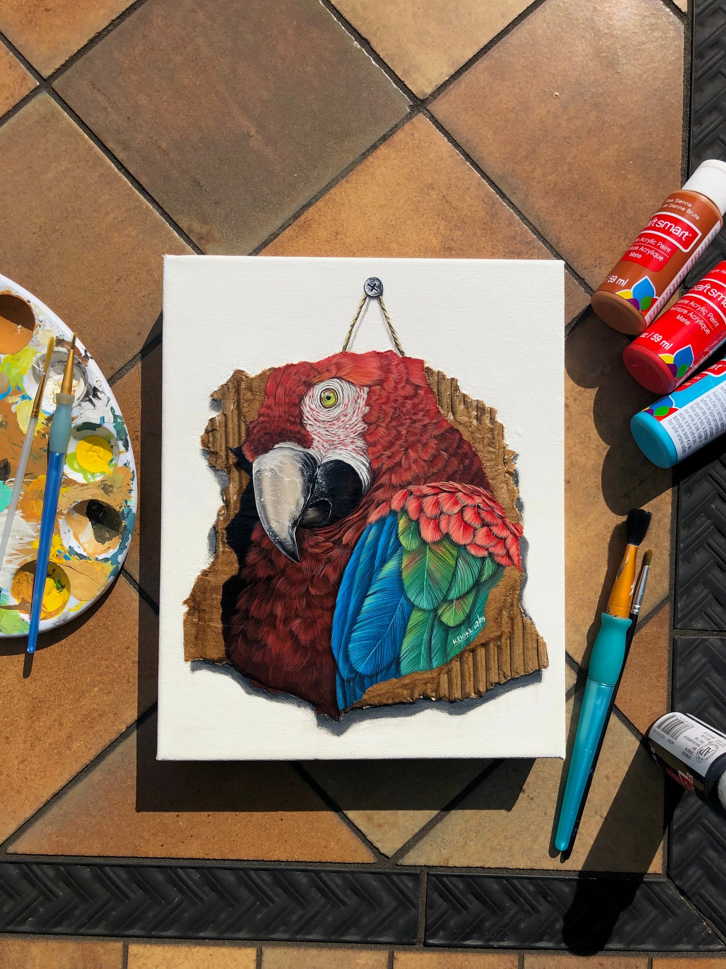 “A View of Parrot” original painting