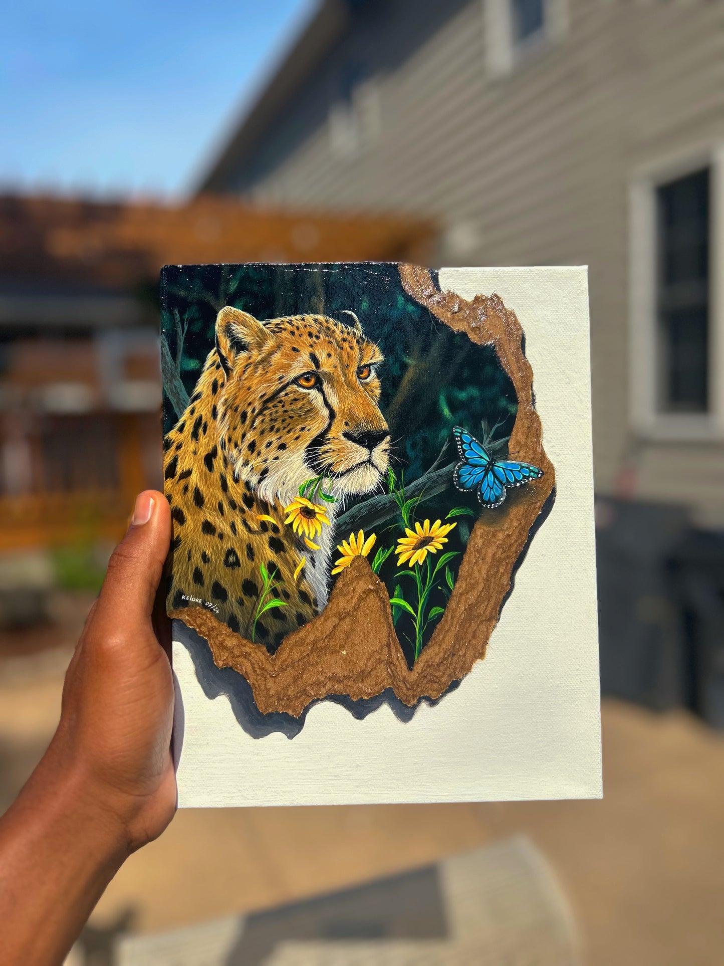 “The Cheetah”￼original painting