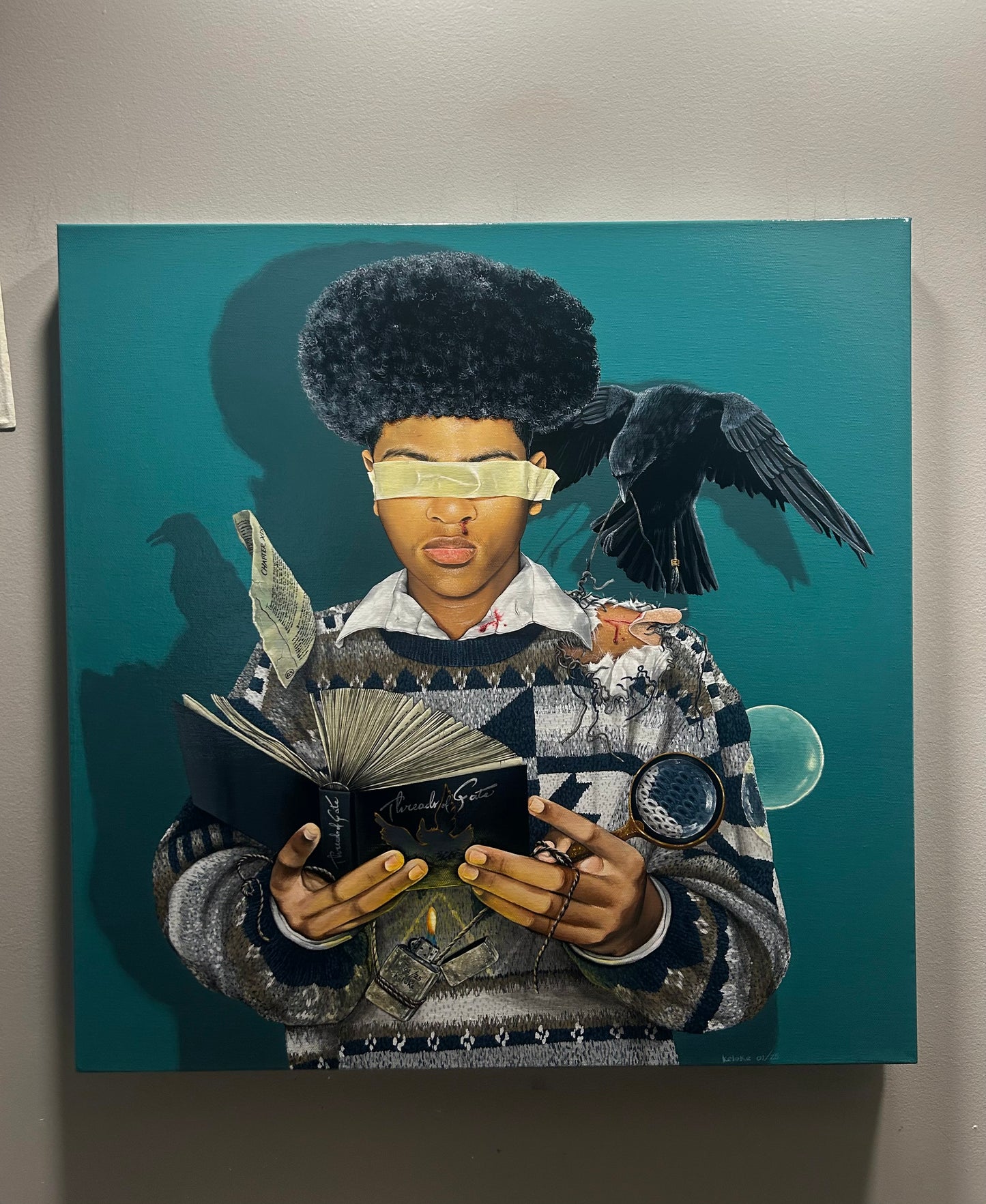“Whisper of the Unseen” 2025 original painting
