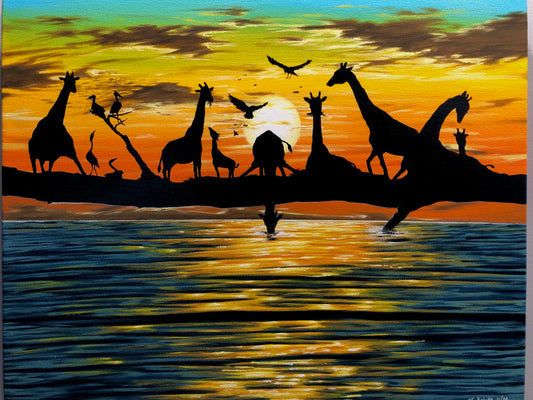 “Sunset Serengeti”